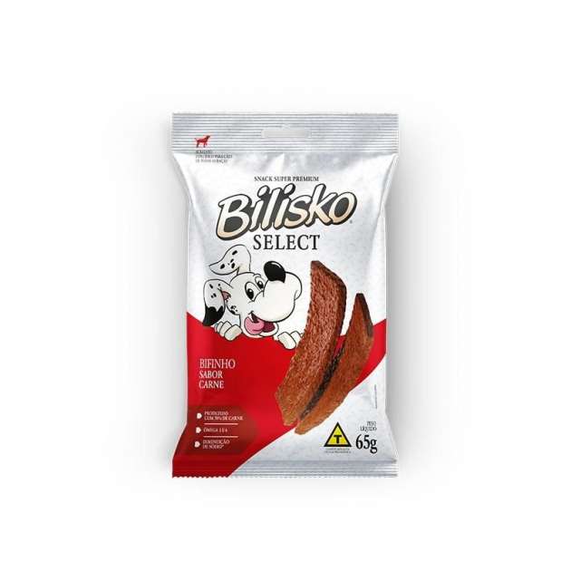 Bifinho Bilisko 65g Carne, Bifinho para Cachorro