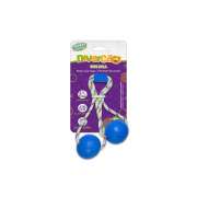 Brinquedo Cachorro Multifuncional Duo Ball Pet Grande Azul