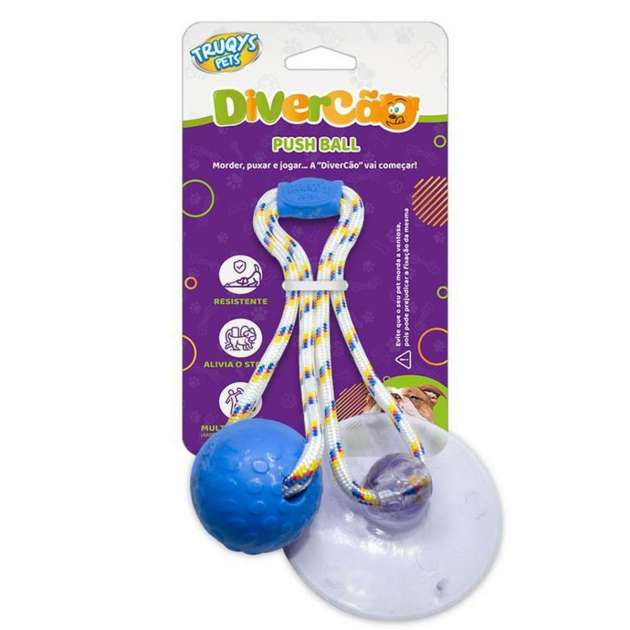 Brinquedo Cachorro Push Ball Truqys