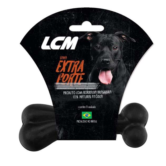 Brinquedo Cães Osso Macico LCM Extra Forte 110mm