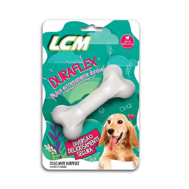 Brinquedo Cães Osso Max Duraflex 112mm