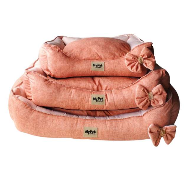 Cama Luxo para Cães Glam Rosa - Kit c/ 3 unid