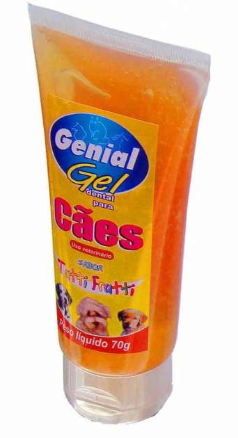Gel Dental Genial Tutti Frutti - p/ Cães