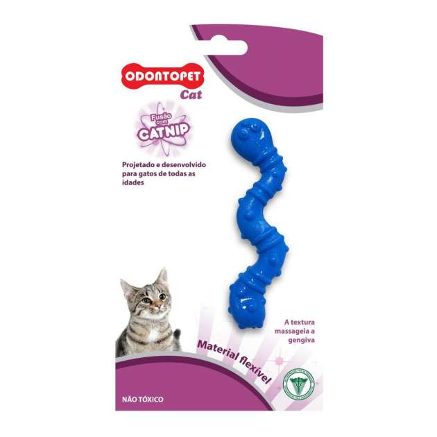 Odontopet Minhoca Catnip - p/ Gatos