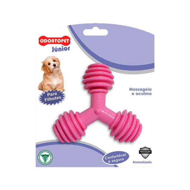 Odontopet Júnior p/ Cães Filhotes Spinner Rosa