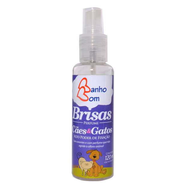 Perfume Brisas Banho Bom (120ml) para Cães e Gatos