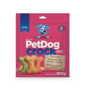 Biscoito Pet Dog Crock Mix -, Petisco para Cachorro, 500g