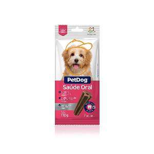 Petdog Saude Oral Raças Pequenas 110g, Petisco para Cachorro