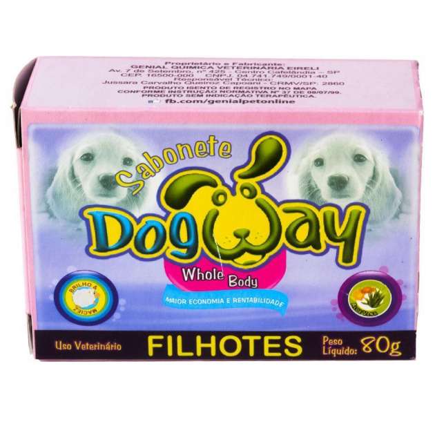 Sabonete para Cachorro Dog Way Filhotes 80g