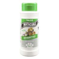 Talco Antisseptico Matacura 100g, para Cães e Gatos