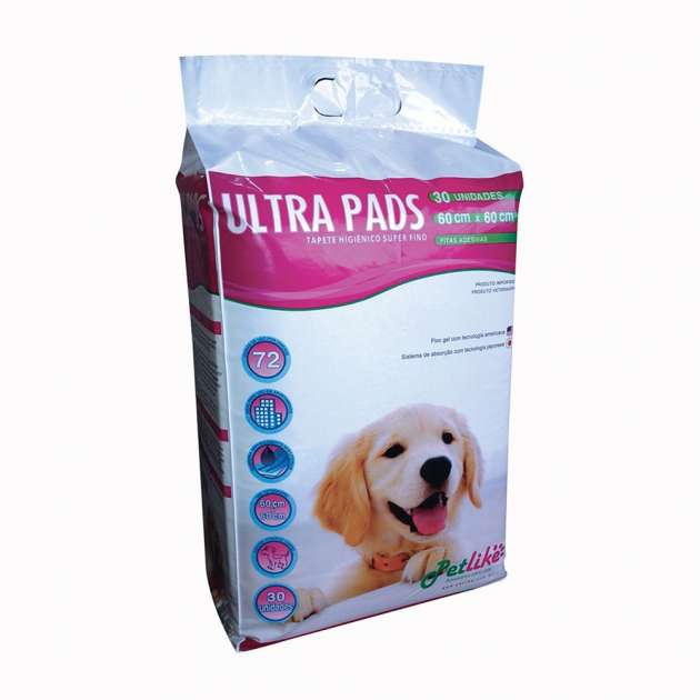 Tapete Higiênico para Cachorro Ultra Pad 30 unidades - 60x60 cm